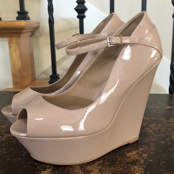 Forever 21 Shoes - FOREVER 21 Nude Wedges